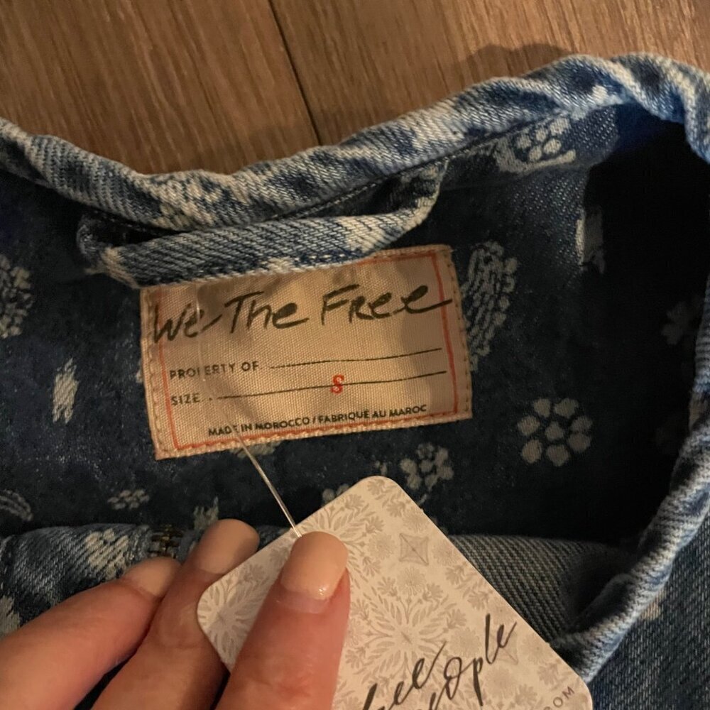 Free People Layla Denim Jacket - Picture 3 of 5